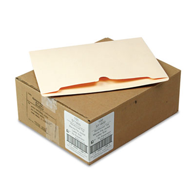 S J Paper Reinforced Top File Jackets, Letter, 11 Point Manila, 100/Carton S11800 SJPS11800