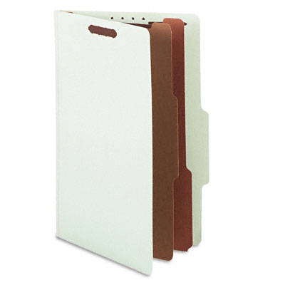 S J Paper Expanding Classification Folder, Legal, Six-Section, Pale Green, 15/Box S61904 SJPS61904