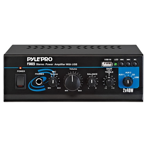 Pyle Power Amplifier PTAU23