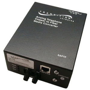 Transition Networks POTS 2-Wire Copper to Fiber Media Converter SAPTF3311-105-NA SAPTF3311-105
