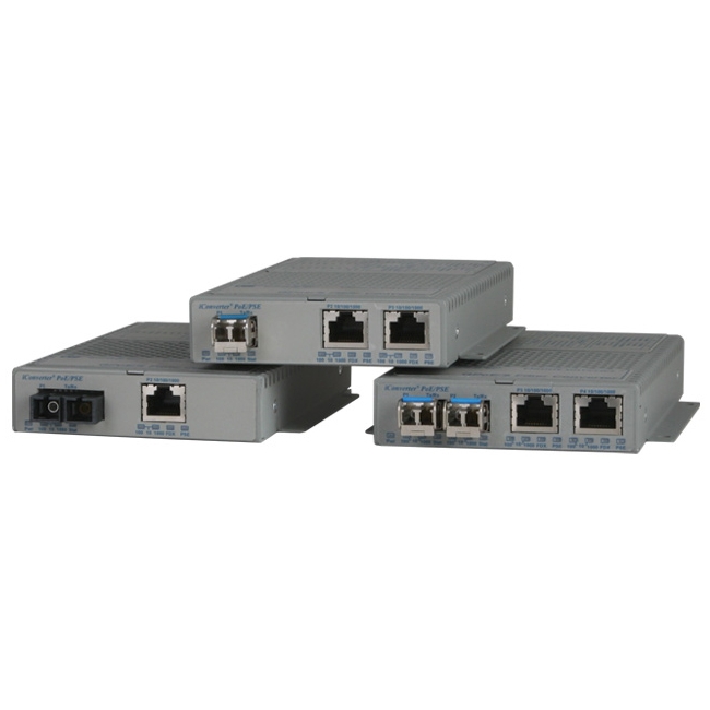 Omnitron OmniConverter Fast Ethernet Media Converter 9322-0-21W