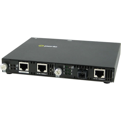 Perle Gigabit Ethernet Media Converter 05070754 SMI-1110-S1SC10U