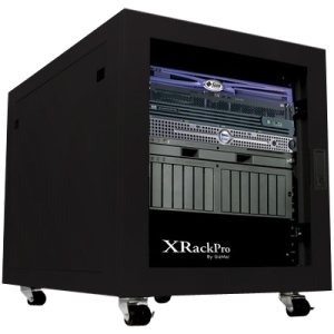 XrackPro Noise Reduction Enclosure Rack Cabinet XR-NRE2-US-BLK