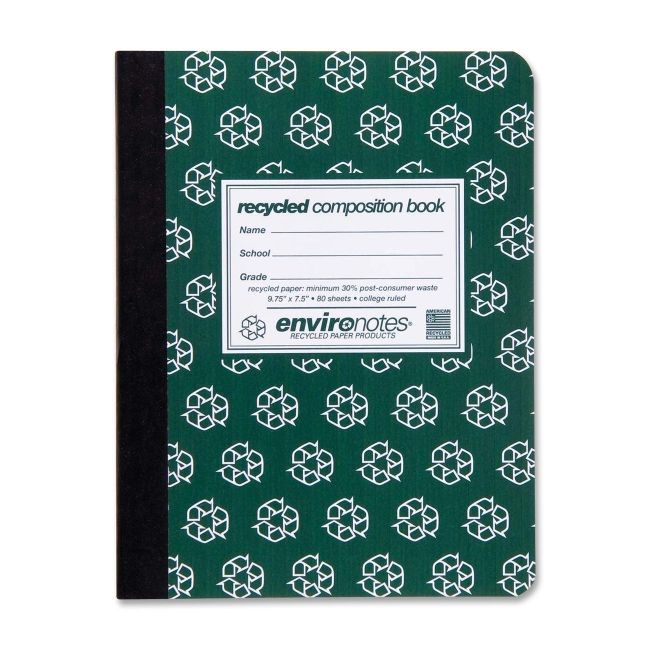 Roaring Spring Environotes Recycled Composition Book 77284 ROA77284