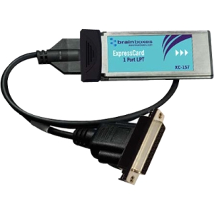 Brainboxes 1-port ExpressCard Printer LPT Parallel Adapter XC-157