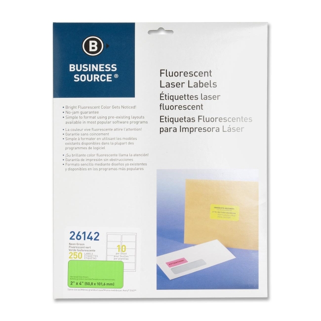 Business Source Fluorescent Laser Label 26142