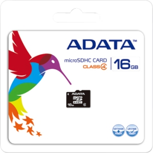 Adata 16GB microSD High Capacity (microSDHC) Card AUSDH16GCL4-RA1