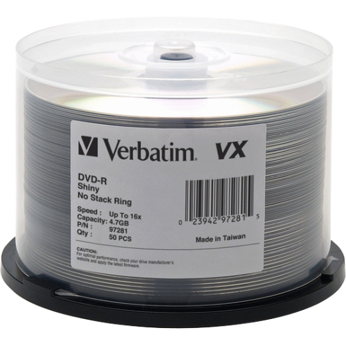Verbatim VX DVD Recordable Media 97281 97283