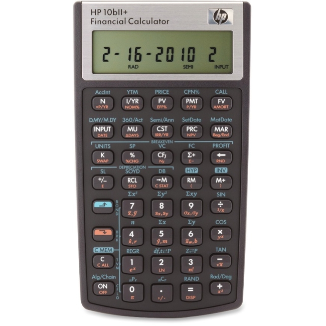 HP 10BIIPlus Financial Calculator NW239AA#ABA 10bII+
