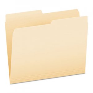 Pendaflex File Folders, 1/2 Cut, Top Tab, Letter, Manila, 100/Box 752-1/2 ESS75212