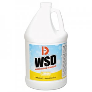 Big D Water-Soluble Deodorant, Lemon Scent, 1gal Bottles, 4/Carton BGD1618 161800