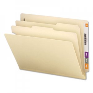 Genpak Manila End Tab Folders with Full Cut, Letter, Six-Section, 10/Box UNV16150
