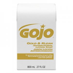 GOJO Gold & Klean Lotion Soap Bag-in-Box Dispenser Refill, Floral Balsam, 800mL GOJ912712EA 9127-12