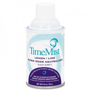 TimeMist Metered Aerosol Fragrance Dispenser Refill, Lemon Lime, 6.6oz, 12/Carton TMS1042798 1042798