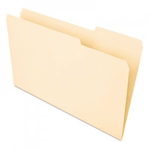 Universal Recycled Interior File Folders, 1/3 Cut Top Tab, Legal, Manila, 100/Box 15213 UNV15213
