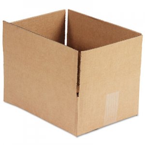 Genpak Brown Corrugated - Fixed-Depth Shipping Boxes, 12l x 9w x 4h, 25/Bundle UFS1294