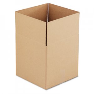 Genpak Brown Corrugated - Cubed Fixed-Depth Shipping Boxes, 14l x 14w x 14h, 25/Bundle UFS141414