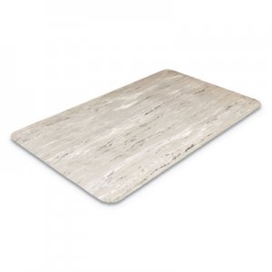 Crown Cushion-Step Surface Mat, 36 x 72, Marbleized Rubber, Gray CWNCU3672GY CU3672GY