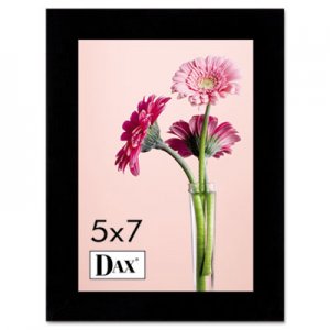 DAX Solid Wood Photo/Picture Frame, Easel Back, 5 x 7, Black DAX1826H3T 1826H3T