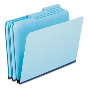 Pendaflex Pressboard Expanding File Folders, 1/3 Cut Top Tab, Letter, Blue, 25/Box PFX9200T13 9200T 1/3