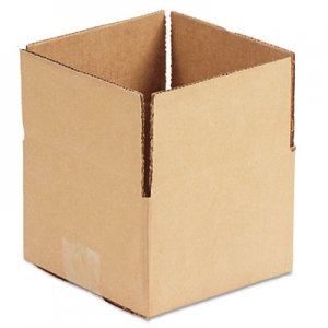 Genpak Brown Corrugated - Fixed-Depth Shipping Boxes, 6l x 6w x 4h, 25/Bundle UFS664