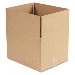 Genpak Brown Corrugated - Fixed-Depth Shipping Boxes, 15l x 12w x 10h, 25/Bundle UFS151210