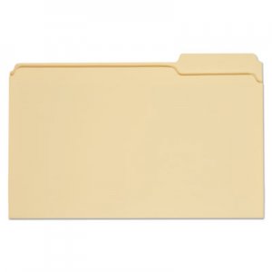 Universal File Folders, 1/3 Cut, One-Ply Top Tab, Third Position, Legal, Manila, 100/Box 15123 UNV15123