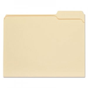 Universal File Folders, 1/3 Cut Third Position, One-Ply Top Tab, Letter, Manila, 100/Box 12123 UNV12123