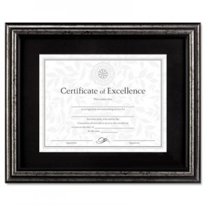 DAX Document Frame, Desk/Wall, Wood, 11 x 14, Antique Charcoal Brushed Finish DAXN15790ST N15790ST