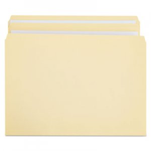 Genpak File Folders, Straight Cut, Two-Ply Top Tab, Letter, Manila, 100/Box UNV16110