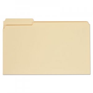 Universal File Folders, 1/3 Cut First Positions, One-Ply Top Tab, Legal, Manila, 100/Box 15121 UNV15121