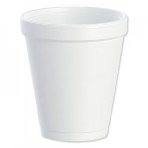 Dart Foam Drink Cups, 8oz, White, 25/Bag, 40 Bags/Carton DCC8J8 8J8