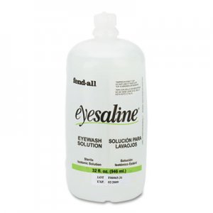 Honeywell Fendall Eyesaline Eyewash Saline Solution Bottle Refill, 32 oz FND3200045500EA 32-000455-0000-H5