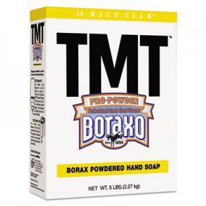 Boraxo TMT Powdered Hand Soap, Unscented Powder, 5lb Box, 10/Carton DIA02561CT 2561