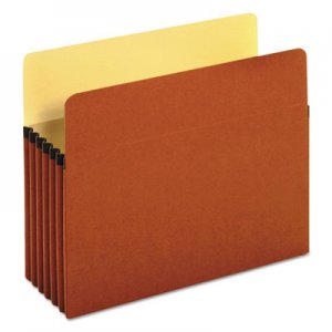 Genpak 5 1/4 Inch Expansion File Pockets, Straight Tab, Letter, Redrope/Manila, 10/Box UNV15262 UNV15262T