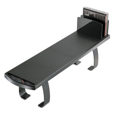 Universal Heavy Duty Plastic Shelf, 25 5/8 x 7 x 6 3/4, Black 08127 UNV08127