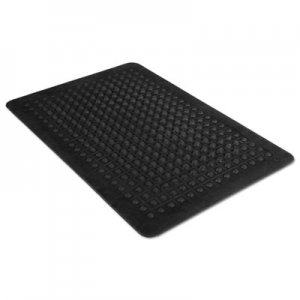 Guardian Flex Step Rubber Anti-Fatigue Mat, Polypropylene, 24 x 36, Black 24020300 MLL24020300