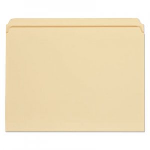 Universal File Folders, Straight Cut, One-Ply Top Tab, Letter, Manila, 100/Box 12110 UNV12110