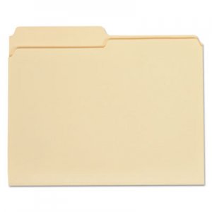 Universal File Folders, 1/2 Cut, One-Ply Top Tab, Letter, Manila, 100/Box 12112 UNV12112
