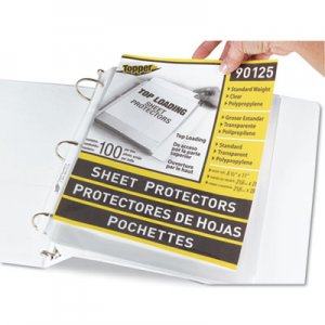 C-Line Top-Load Polypropylene Sheet Protectors, Standard, Letter, Clear, 2", 100/Box CLI90125 90125