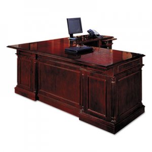 DMi Keswick Collection Left Pedestal Desk, 72w x 36d x 30h, Cherry 7990-570 DMI7990570