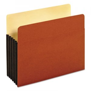 Pendaflex File Pocket with Tyvek, Top Tab, Straight Cut, 1 Pocket, Letter, Brown PFX63274 63274