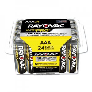 Rayovac Ultra Pro Alkaline Batteries, AAA, 24/Pack RAYALAAA24PPJ ALAAA-24PPJ