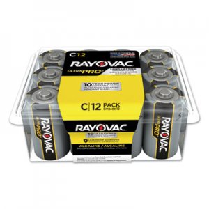 Rayovac Ultra Pro Alkaline Batteries, C, 12/Pack RAYALC12PPJ ALC-12PPJ
