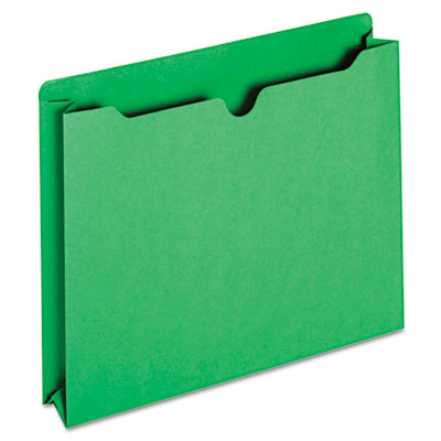 Globe-Weis File Jacket, Two Inch Expansion, Letter, Green, 50/Box B3043DTGRE GLWB3043DTGRE