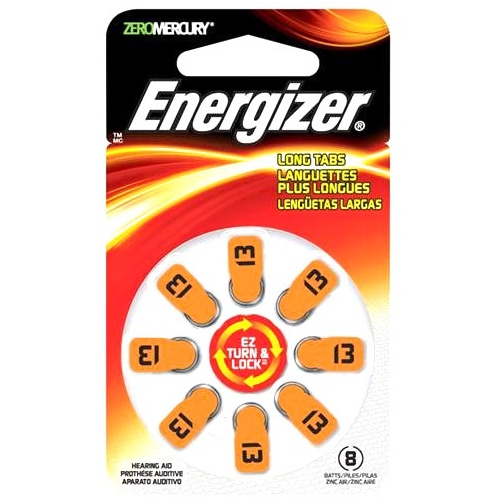 Energizer Coin Cell Hearing Aid Battery AZ13DP-8 AZ13DP