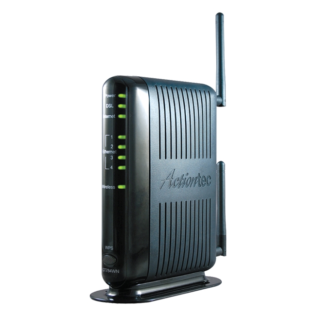 Actiontec DSL Modem/Wireless Router - No Filters GT784WN-NF GT784WN