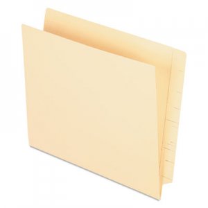 Pendaflex Manila End Tab Pocket Folders, Straight Tab, Two-Ply, Letter, Manila, 50/Box PFX16650 16650