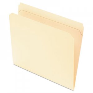 Pendaflex Reinforced Top Tab File Folders, 11 point Manila, Straight Cut, Letter, 100/Box R752 ESSR752