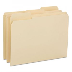 Smead Reinforced Tab Manila File Folder, 1/3 Cut Top Tab, Letter, 100/Box 10434 SMD10434